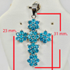 Natural Gem Apatite 925 Sterling Silver Jewelry Pendant 3.76 G.