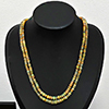 Natural Multi Color Opal 117.40 Ct. Wtih Matal Jewelry Necklace 16 Inch.  Natural Multi Color Opal 117.40 Ct. Wtih Matal Jewelry Necklace 16 Inch.