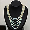 Natural Multi Color Opal 250.80 Ct. Wtih Matal Jewelry Necklace 17 Inch.  Natural Multi Color Opal 250.80 Ct. Wtih Matal Jewelry Necklace 17 Inch.