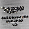 Natural Black Diamond 1.24 Ct. 50 Pcs Round Diamond Cut 2 Mm Natural Black Diamond 1.24 Ct. 50 Pcs Round Diamond Cut 2 Mm