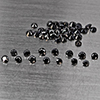Natural Black Diamond 1.18 Ct. 50 Pcs Round Diamond Cut 1.8 Mm Natural Black Diamond 1.18 Ct. 50 Pcs Round Diamond Cut 1.8 Mm