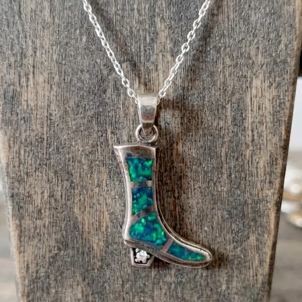 925 Sterling Silver Jewelry Pendant 3.27 G. with Multi Color Blue Created Opal 925 Sterling Silver Jewelry Pendant 3.27 G. with Multi Color Blue Created Opal