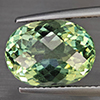Natural Green Amethyst 4.82 Ct. Oval Checkerboard Cut 12.7 x 9.4 Mm Gemstone from Brazil Natural Green Amethyst 4.82 Ct. Oval Checkerboard Cut 12.7 x 9.4 Mm Gemstone from Brazil
