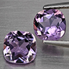 Natural Purple Amethyst 1.90 Ct. 2 Pcs Cushion Shape 6.3 Mm Gemstone From Brazil Natural Purple Amethyst 1.90 Ct. 2 Pcs Cushion Shape 6.3 Mm Gemstone From Brazil