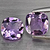 Natural Purple Amethyst 1.58 Ct. 2 Pcs Cushion Shape 6.4 Mm Gemstone From Brazil Natural Purple Amethyst 1.58 Ct. 2 Pcs Cushion Shape 6.4 Mm Gemstone From Brazil