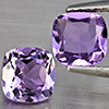 Natural Purple Amethyst 1.91 Ct. 2 Pcs Cushion Shape 6.3 Mm Gemstone From Brazil Natural Purple Amethyst 1.91 Ct. 2 Pcs Cushion Shape 6.3 Mm Gemstone From Brazil
