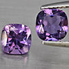 Natural Purple Amethyst 2.04 Ct. 2 Pcs Cushion Shape 6.4 Mm Gemstone From Brazil Natural Purple Amethyst 2.04 Ct. 2 Pcs Cushion Shape 6.4 Mm Gemstone From Brazil