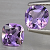 Natural Purple Amethyst 1.38 Ct. 2 Pcs Cushion Shape 6.2 Mm Gemstone From Brazil Natural Purple Amethyst 1.38 Ct. 2 Pcs Cushion Shape 6.2 Mm Gemstone From Brazil