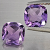 Natural Purple Amethyst 1.48 Ct. 2 Pcs Cushion Shape 6.3 Mm Gemstone From Brazil Natural Purple Amethyst 1.48 Ct. 2 Pcs Cushion Shape 6.3 Mm Gemstone From Brazil