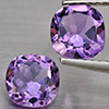 Natural Purple Amethyst 1.70 Ct. 2 Pcs Cushion Shape 6.3 Mm Gemstone From Brazil Natural Purple Amethyst 1.70 Ct. 2 Pcs Cushion Shape 6.3 Mm Gemstone From Brazil