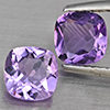 Natural Purple Amethyst 1.55 Ct. 2 Pcs Cushion Shape 6.2 Mm Gemstone From Brazil Natural Purple Amethyst 1.55 Ct. 2 Pcs Cushion Shape 6.2 Mm Gemstone From Brazil