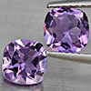Natural Purple Amethyst 1.75 Ct. 2 Pcs Cushion Shape 6.2 Mm Gemstone From Brazil Natural Purple Amethyst 1.75 Ct. 2 Pcs Cushion Shape 6.2 Mm Gemstone From Brazil