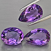 Natural Purple Amethyst 10.30 Ct. 3 Pcs Mixed Shape Gemstone From Brazil Natural Purple Amethyst 10.30 Ct. 3 Pcs Mixed Shape Gemstone From Brazil