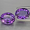 Natural Purple Amethyst 7.31 Ct. 2 Pcs Oval Shape 11.1 x 8.4 Mm Gemstone From Brazil Natural Purple Amethyst 7.31 Ct. 2 Pcs Oval Shape 11.1 x 8.4 Mm Gemstone From Brazil