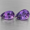 Natural Purple Amethyst 8.12 Ct. 2 Pcs Pear Shape 13.3 x 9.2 Mm Gemstone From Brazil Natural Purple Amethyst 8.12 Ct. 2 Pcs Pear Shape 13.3 x 9.2 Mm Gemstone From Brazil