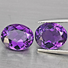 Natural Purple Amethyst 6.86 Ct. 2 Pcs Oval Shape 10.9 x 9 Mm Gemstone From Brazil Natural Purple Amethyst 6.86 Ct. 2 Pcs Oval Shape 10.9 x 9 Mm Gemstone From Brazil