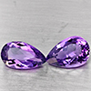 Natural Purple Amethyst 7.14 Ct. 2 Pcs Pear Shape 13.2 x 9.1 Mm Gemstone From Brazil Natural Purple Amethyst 7.14 Ct. 2 Pcs Pear Shape 13.2 x 9.1 Mm Gemstone From Brazil