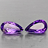 Natural Purple Amethyst 5.85 Ct. 2 Pcs Pear Shape 13 x 7.9 Mm Gemstone From Brazil Natural Purple Amethyst 5.85 Ct. 2 Pcs Pear Shape 13 x 7.9 Mm Gemstone From Brazil