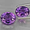 Natural Purple Amethyst 6.88 Ct. 2 Pcs Oval Shape 10.2 x 8.7 Mm Gemstone From Brazil Natural Purple Amethyst 6.88 Ct. 2 Pcs Oval Shape 10.2 x 8.7 Mm Gemstone From Brazil