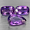 Natural Purple Amethyst 9.66 Ct. 3 Pcs Mixed Shape Gemstone From Brazil Natural Purple Amethyst 9.66 Ct. 3 Pcs Mixed Shape Gemstone From Brazil