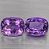 Natural Purple Amethyst 7.77 Ct. 2 Pcs Cushion Shape 11.1 x 8.8 Mm Gemstone From Brazil Natural Purple Amethyst 7.77 Ct. 2 Pcs Cushion Shape 11.1 x 8.8 Mm Gemstone From Brazil