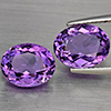 Natural Purple Amethyst 5.78 Ct. 2 Pcs Oval Shape 10.3 x 8.4 Mm Gemstone From Brazil Natural Purple Amethyst 5.78 Ct. 2 Pcs Oval Shape 10.3 x 8.4 Mm Gemstone From Brazil