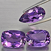 Natural Purple Amethyst 8.65 Ct. 3 Pcs Mixed Shape Gemstone From Brazil Natural Purple Amethyst 8.65 Ct. 3 Pcs Mixed Shape Gemstone From Brazil