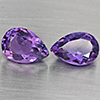 Natural Purple Amethyst 8.15 Ct. 2 Pcs Pear Shape 13.3 x 9.1 Mm Gemstone From Brazil Natural Purple Amethyst 8.15 Ct. 2 Pcs Pear Shape 13.3 x 9.1 Mm Gemstone From Brazil