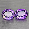 Natural Purple Amethyst 7.65 Ct. 2 Pcs Oval Shape 11.5 x 9.6 Mm Gemstone From Brazil Natural Purple Amethyst 7.65 Ct. 2 Pcs Oval Shape 11.5 x 9.6 Mm Gemstone From Brazil