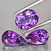 Natural Purple Amethyst 4.54 Ct. 2 Pcs Oval Shape 9.8 x 7.6 Mm Gemstone From Brazil Natural Purple Amethyst 4.54 Ct. 2 Pcs Oval Shape 9.8 x 7.6 Mm Gemstone From Brazil