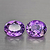 Natural Purple Amethyst 7.44 Ct. 2 Pcs Oval Shape 11.1 x 9.5 Mm Gemstone From Brazil Natural Purple Amethyst 7.44 Ct. 2 Pcs Oval Shape 11.1 x 9.5 Mm Gemstone From Brazil