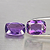 Natural Purple Amethyst 8.63 Ct. 2 Pcs Cushion Shape 13 x 9 Mm Gemstone From Brazil Natural Purple Amethyst 8.63 Ct. 2 Pcs Cushion Shape 13 x 9 Mm Gemstone From Brazil