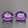 Natural Purple Amethyst 5.63 Ct. 2 Pcs Oval Shape 10.5 x 8.4 Mm Gemstone From Brazil Natural Purple Amethyst 5.63 Ct. 2 Pcs Oval Shape 10.5 x 8.4 Mm Gemstone From Brazil