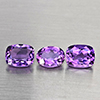 Natural Purple Amethyst 8.31 Ct. 3 Pcs Mixed Shape Gemstone From Brazil Natural Purple Amethyst 8.31 Ct. 3 Pcs Mixed Shape Gemstone From Brazil