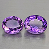 Natural Purple Amethyst 8.40 Ct. 2 Pcs Oval Shape Gemstone From Brazil Natural Purple Amethyst 8.40 Ct. 2 Pcs Oval Shape Gemstone From Brazil