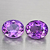 Natural Purple Amethyst 8.25 Ct. 2 Pcs Oval Shape 11.5 x 9.4 Mm Gemstone From Brazil Natural Purple Amethyst 8.25 Ct. 2 Pcs Oval Shape 11.5 x 9.4 Mm Gemstone From Brazil