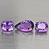 Natural Purple Amethyst 10.34 Ct. 3 Pcs Mixed Shape Gemstone From Brazil Natural Purple Amethyst 10.34 Ct. 3 Pcs Mixed Shape Gemstone From Brazil