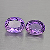 Natural Purple Amethyst 5.91 Ct. 2 Pcs Oval Shape 10.4 x 8.5 Mm Gemstone From Brazil Natural Purple Amethyst 5.91 Ct. 2 Pcs Oval Shape 10.4 x 8.5 Mm Gemstone From Brazil