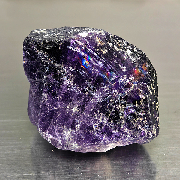 Natural Purple Amethyst Gemstones 170.85 Ct. Rough Shape 35 x 30 Mm. Natural Purple Amethyst Gemstones 170.85 Ct. Rough Shape 35 x 30 Mm.