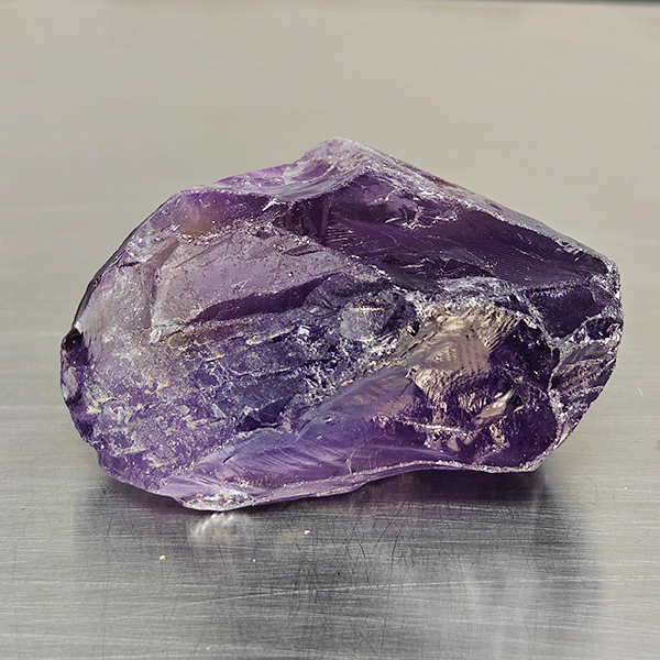 Natural Purple Amethyst Gemstones 198.27 Ct. Rough Shape 45 x 30 Mm. Natural Purple Amethyst Gemstones 198.27 Ct. Rough Shape 45 x 30 Mm.