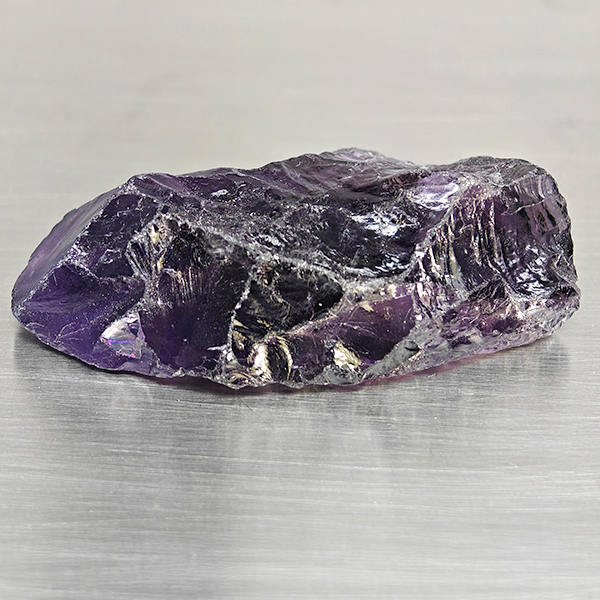 Natural Purple Amethyst Gemstones 135.86 Ct. Rough Shape 51 x 25 Mm. Natural Purple Amethyst Gemstones 135.86 Ct. Rough Shape 51 x 25 Mm.