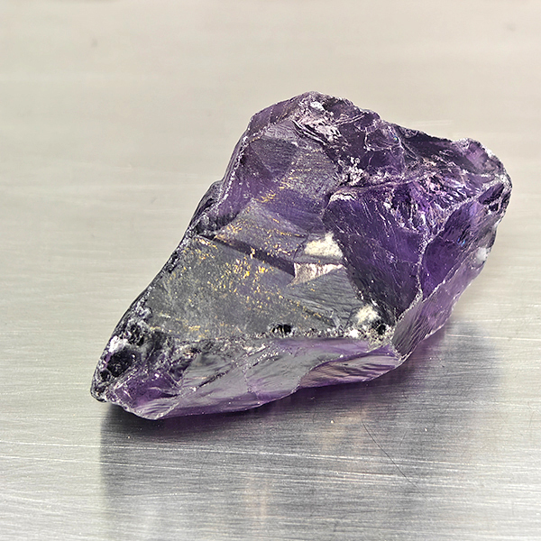 Natural Purple Amethyst Gemstones 187.16 Ct. Rough Shape 50 x 35 Mm. Natural Purple Amethyst Gemstones 187.16 Ct. Rough Shape 50 x 35 Mm.