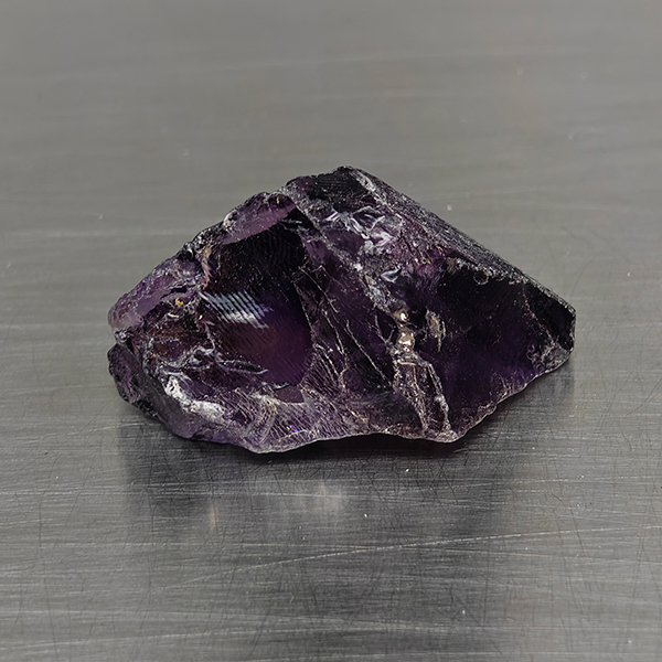 Natural Purple Amethyst Gemstones 55.17 Ct. Rough Shape 32 x 20 Mm. Natural Purple Amethyst Gemstones 55.17 Ct. Rough Shape 32 x 20 Mm.