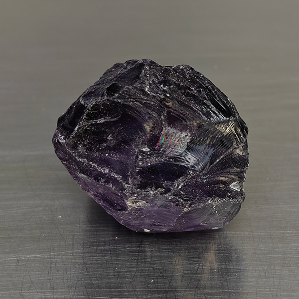 Natural Purple Amethyst Gemstones 74.36 Ct. Rough Shape 27 x 20 Mm. Natural Purple Amethyst Gemstones 74.36 Ct. Rough Shape 27 x 20 Mm.