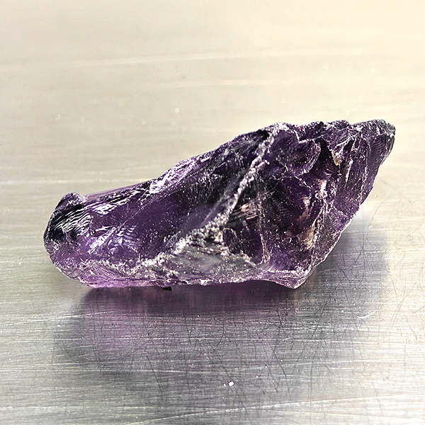 Natural Purple Amethyst Gemstones 53.65 Ct. Rough Shape 35 x 21 Mm. Natural Purple Amethyst Gemstones 53.65 Ct. Rough Shape 35 x 21 Mm.