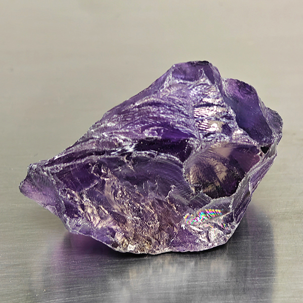 Natural Purple Amethyst Gemstones 112.87 Ct. Rough Shape 42 x 30 Mm. Natural Purple Amethyst Gemstones 112.87 Ct. Rough Shape 42 x 30 Mm.