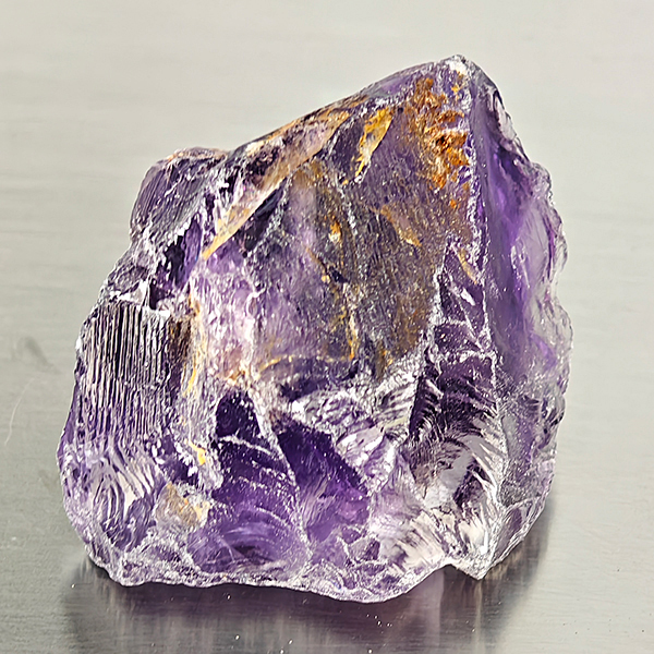 Natural Purple Amethyst Gemstones 83.59 Ct. Rough Shape 30.2 x 26 Mm. Natural Purple Amethyst Gemstones 83.59 Ct. Rough Shape 30.2 x 26 Mm.