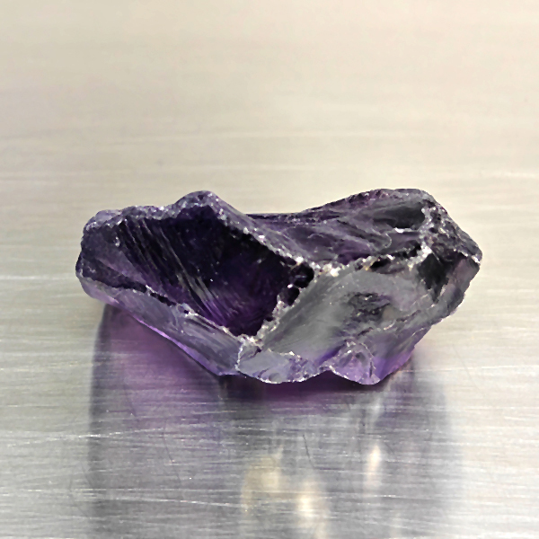 Natural Purple Amethyst Gemstones 98.35 Ct. Rough Shape 36 x 30 Mm. Natural Purple Amethyst Gemstones 98.35 Ct. Rough Shape 36 x 30 Mm.