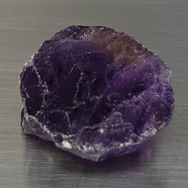 Natural Purple Amethyst Gemstones 53.06 Ct. Rough Shape 30 x 25 Mm. Natural Purple Amethyst Gemstones 53.06 Ct. Rough Shape 30 x 25 Mm.
