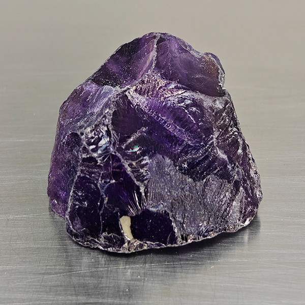 Natural Purple Amethyst Gemstones 190.82 Ct. Rough Shape 40 x 35 Mm. Natural Purple Amethyst Gemstones 190.82 Ct. Rough Shape 40 x 35 Mm.